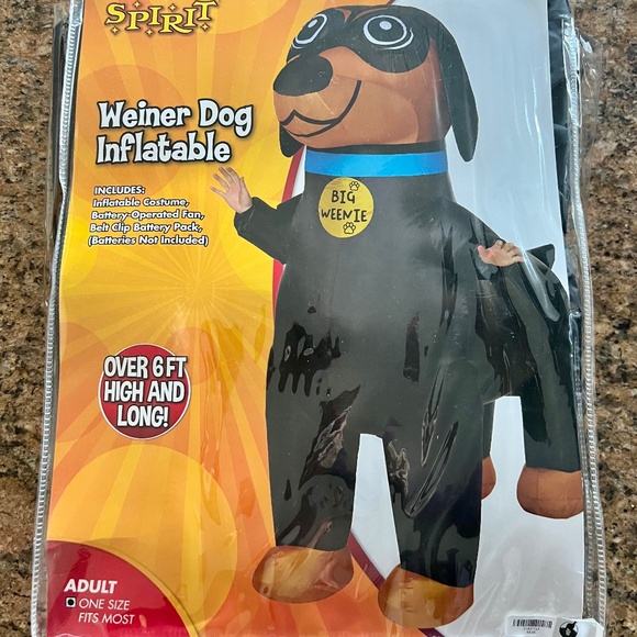 Weiner Dog Inflatable Costume - Picture 1 of 4